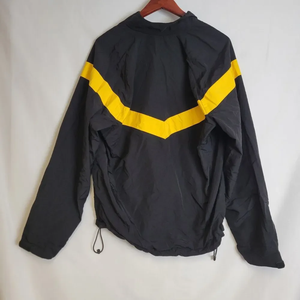 U.S. Army Unisex Medium‎ Track Jacket Physical Fitness Uniform Black Yellow